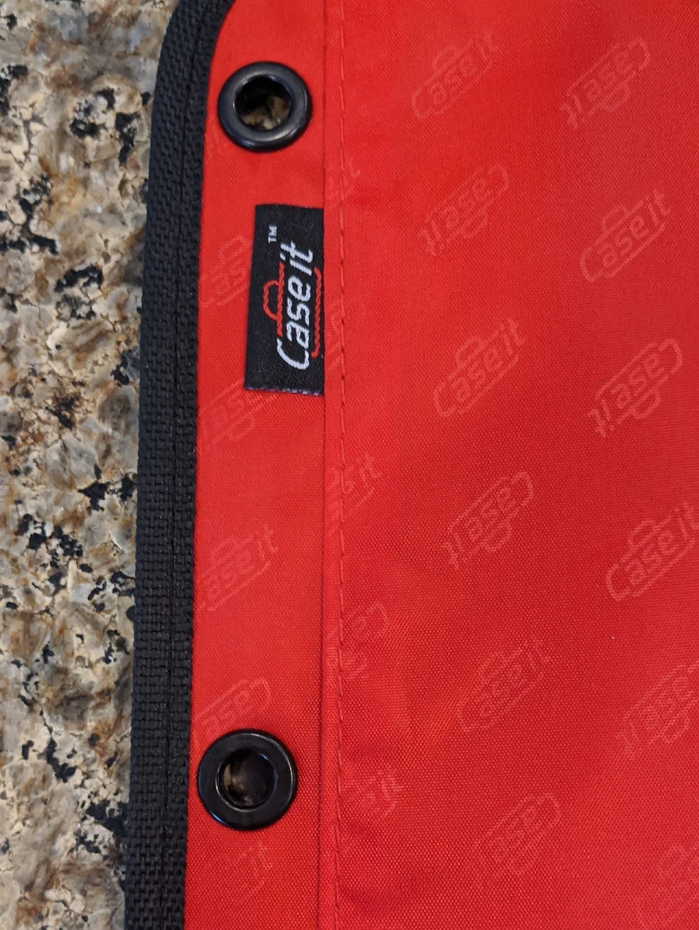 Vtg Case It Binder Accessory Clipboard Back Pocket Holds 8.5x11 Grommets HTF